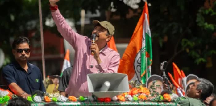 সল্টলেক থেকে বাঙ্গুর, সুজিতের মহামিছিলে জনজোয়ার, উন্মাদনা