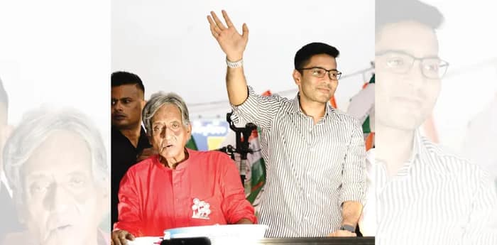 রোদের তাপ উপেক্ষা করে জনস্রোতে ভেসে বজবজে রোড শো অভিষেকের