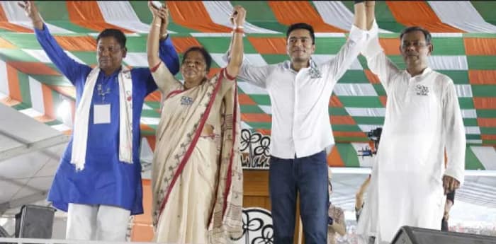 পাণ্ডুয়ার সভা থেকে ৪০ হাজার ভোটের ব্যবধানে জয়ের টার্গেট দিলেন অভিষেক