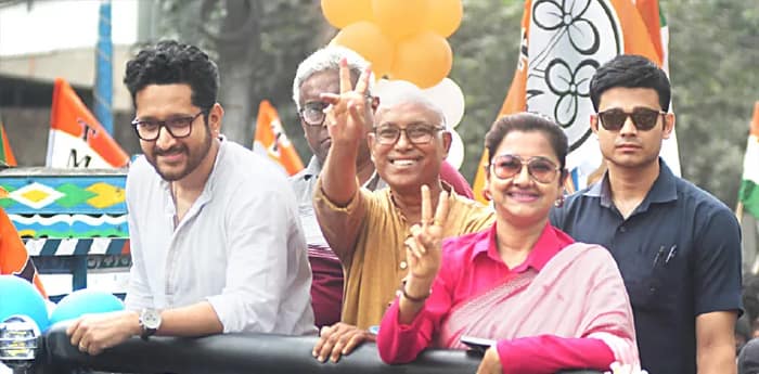 বারাসত-মধ্যমগ্রামে সুপার সানডে জমজমাট, প্রচারে নুসরত ও রচনা