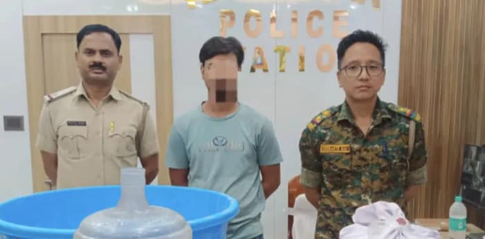 কালিয়াচকে ১০ কোটি টাকার ব্রাউন সুগার সহ গ্রেপ্তার যুবক