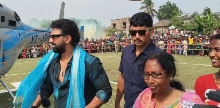 শেষ দিনে রায়নায় প্রচারে ঝড় তুললেন দেব