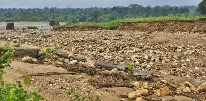 ৭ ঘণ্টা মুষলধারে বৃষ্টি, সুখানি-রাঙাতি নদীর হড়পা বানে জলমগ্ন ৩০টি বাড়ি
