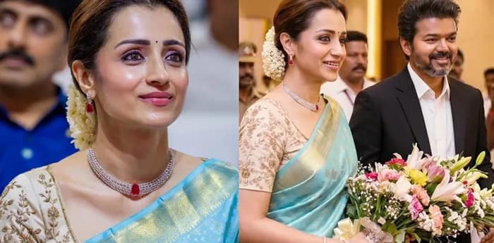 তামিলনাড়ু রাজনীতির নয়া সুপারহিট জুটি বিজয়-তৃষা, এমজিআর-জয়ললিতার ছায়া নিয়ে চর্চা