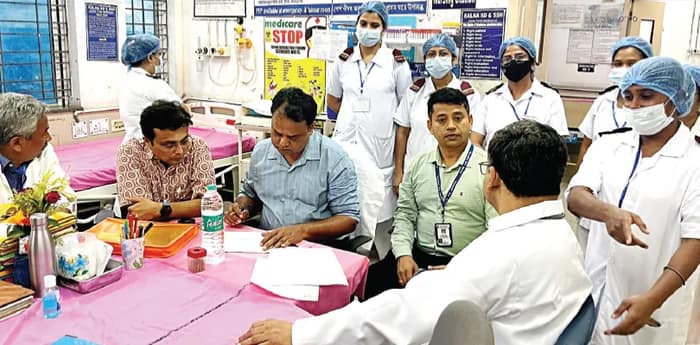 কালনার দুই সরকারি হাসপাতাল পরিদর্শনে স্বাস্থ্য মন্ত্রকের সংস্থা