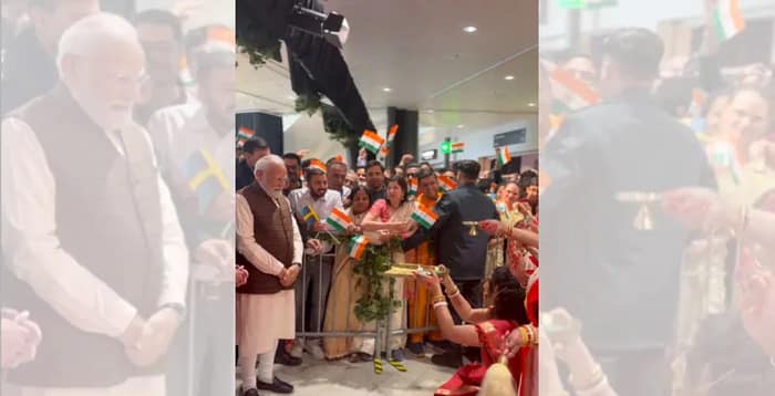 সুইডেনে বাঙালিআনায় মুগ্ধ ভারতের প্রধানমন্ত্রী নরেন্দ্র মোদি