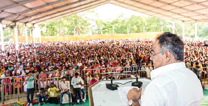 নির্ভয়ে প্রচার করতে বলুন তৃণমূল প্রার্থীকে, ফলতার সভায় দলীয় কর্মী-সমর্থকদের আহ্বান শমীকের