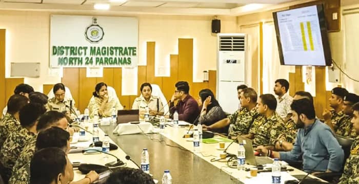 সীমান্ত সুরক্ষা বৈঠক তিনদিন অন্তর, দ্রুত জমি হস্তান্তর, উত্তর ২৪ পরগনা জেলা প্রশাসন ও বিএসএফ সমন্বয়