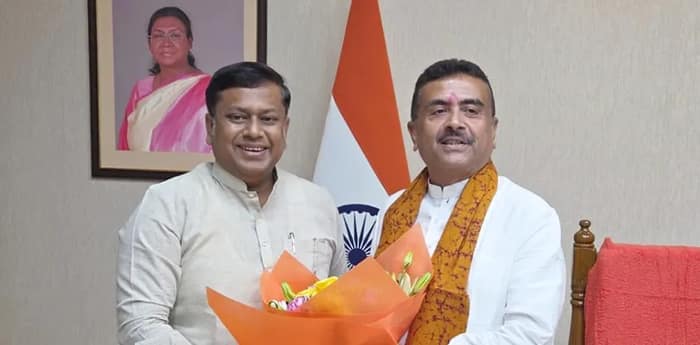 নবান্নে মুখ্যমন্ত্রী শুভেন্দু অধিকারীর সঙ্গে সৌজন্য সাক্ষাতে কেন্দ্রীয় শিক্ষা রাষ্ট্রমন্ত্রী সুকান্ত মজুমদার