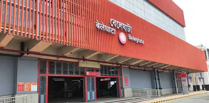 বেলেঘাটা মেট্রো স্টেশনে থমকে থাকা ফুট ওভার ব্রিজের কাজ ১ জুন শুরু