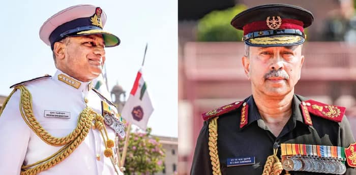 দায়িত্ব নিলেন দেশের নতুন সিডিএস ও নৌসেনা প্রধান