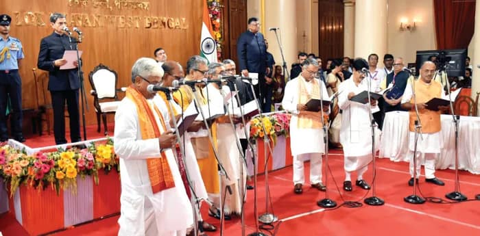 রাজ্য মন্ত্রিসভায় আরও ৩৫ সদস্যের শপথগ্রহণ, দপ্তর বণ্টন কাল