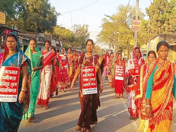 বাঁকুড়া, পুরুলিয়া ও আরামবাগে আন্তর্জাতিক নারী দিবস পালিত