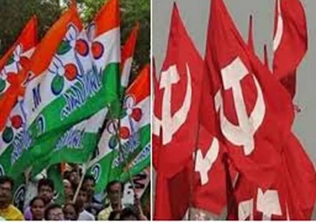 তৃণমূলের সঙ্গে বামের লড়াই, চাপা উত্তেজনা