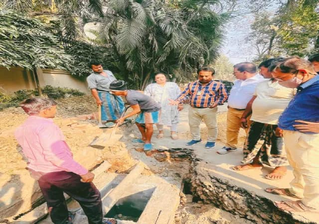 আলিপুরে জল জমার সমস্যা নিরসনে বসছে নয়া পাইপলাইন