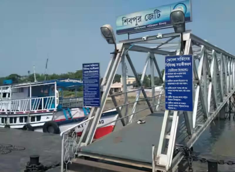 এক বছর পর শিবপুর জেটিঘাটের সংস্কার শুরু