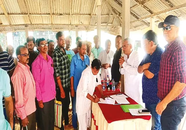 ঘাটাল মাস্টার প্ল্যানের রূপায়ণে জমি দিতে এগিয়ে এলেন জমির মালিকরা