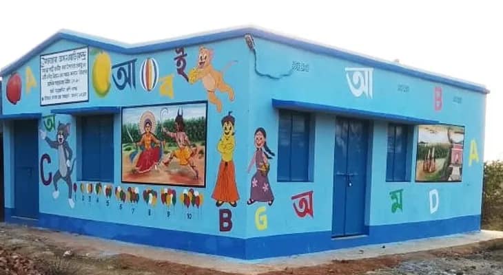 দু’শোর বেশি অঙ্গনওয়াড়ি কেন্দ্রে এখনও পর্যন্ত পাকা ছাদ মেলেনি