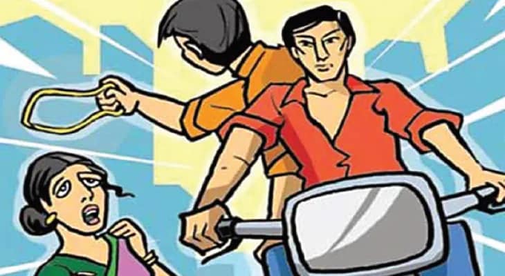 ফুলবাড়িতে মহিলার সোনার চেন ছিনতাই