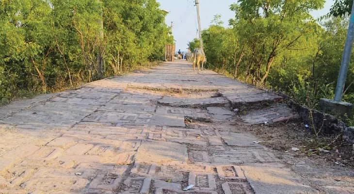 দীর্ঘদিন বেহাল খেয়াঘাটের রাস্তা, সমস্যায় এলাকাবাসী