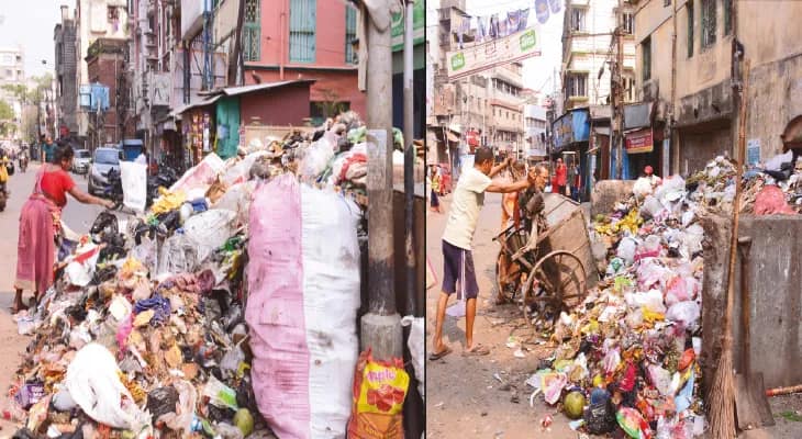 ক্ষতিগ্রস্ত ভাগাড়ে আবর্জনা না ফেলার সিদ্ধান্ত, কার্যত আস্তাকুঁড় হাওড়া শহর, ৫০ ওয়ার্ডজুড়ে জমে ৬৫০ টন জঞ্জাল