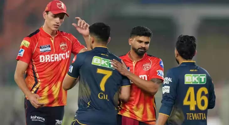 ক্যাপ্টেন হিসেবে দৃষ্টান্ত শ্রেয়সের, গুজরাতকে হারাল পাঞ্জাব
