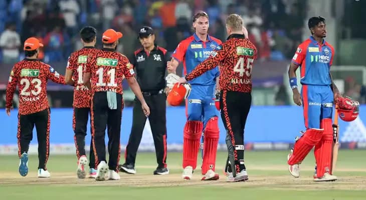 হায়দরাবাদের বিরুদ্ধে ৭ উইকেটে জয় দিল্লির