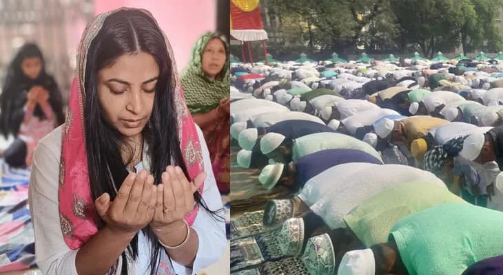 রাজ্যজুড়ে সাড়ম্বরে পালিত ঈদ, শুভেচ্ছা বিনিময়