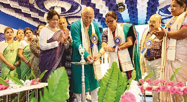 খাদিমেলায় গ্রামীণ হাট উদ্বোধনে মন্ত্রী চন্দ্রনাথ