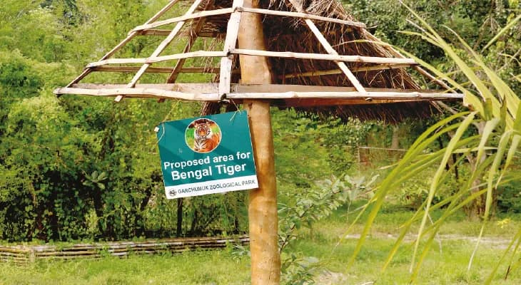 গড়চুমুক চিড়িয়াখানা: এবছর শীতেই আসতে চলেছে ‘সুন্দরবনের রাজা’