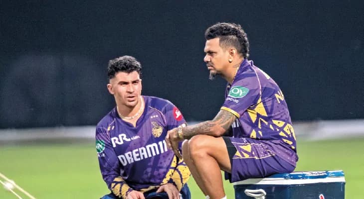 ইডেনে আজ নাইট রাইডার্সের প্রতিপক্ষ সানরাইজার্স, ভিডিও অ্যানালিস্টকে নিয়ে মহড়া নারিনের