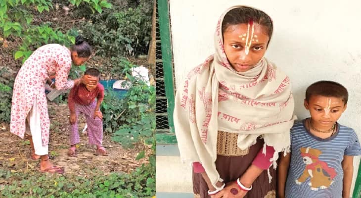 ‘বর্তমান’-এর খবরের জের, জঙ্গলে আশ্রয় নেওয়া মা ও মেয়ের ঠাঁই হল সরকারি হোমে