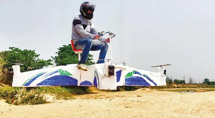 যাত্রীবাহী ড্রোন বানিয়ে চমক দুর্গাপুরের যুবকের