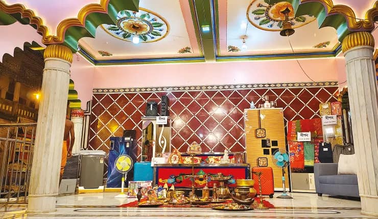 নবদ্বীপে শিব-পার্বতীর বিয়ে মহাসমারোহে পালিত হল
