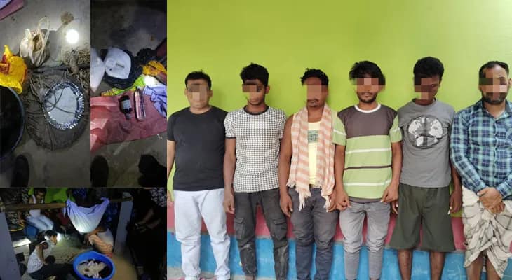 কোচবিহারের শীতলকুচিতে মাদক তৈরির বিপুল সামগ্রী উদ্ধার করল পুলিস, আটক ৬
