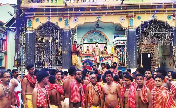 নবদ্বীপের সাত শিবের মন্দিরে গাজন পালিত