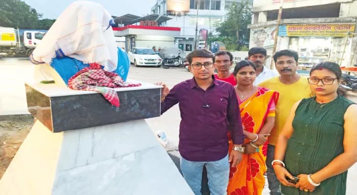 আরামবাগে আম্বেদকরের মূর্তি উন্মোচনের উদ্যোগ
