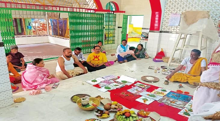 বিষ্ণুপুরের শাঁখারিবাজারে হালখাতা পুজোর আয়োজন ২০ জন ব্যবসায়ীর