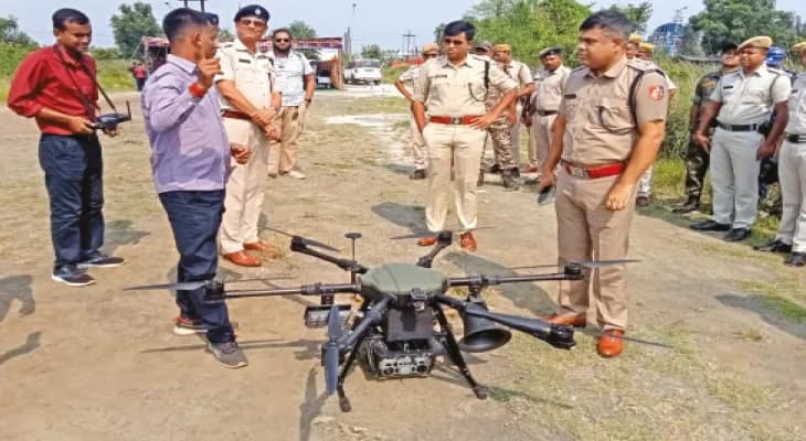 বারুইপুর পুলিস জেলায় এবার ব্যবহার হবে অত্যাধুনিক ড্রোন