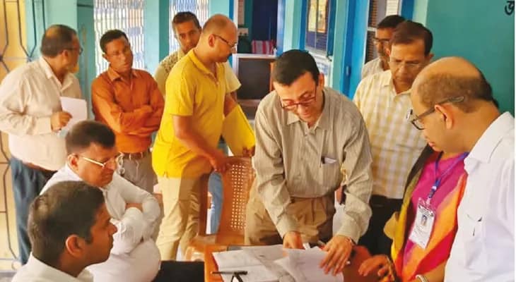 ভোটার তালিকার কাজ পরিদর্শনে রাজ্যের চিফ ইলেক্টোরাল অফিসার