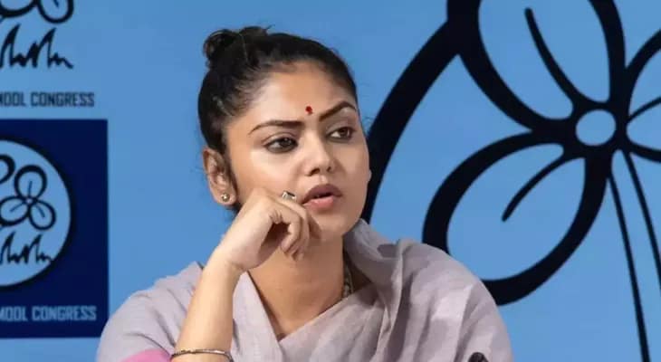 ভাঙড়ে তৃণমূলের সভা থেকে  নৌশাদকে কড়া আক্রমণ সায়নীর