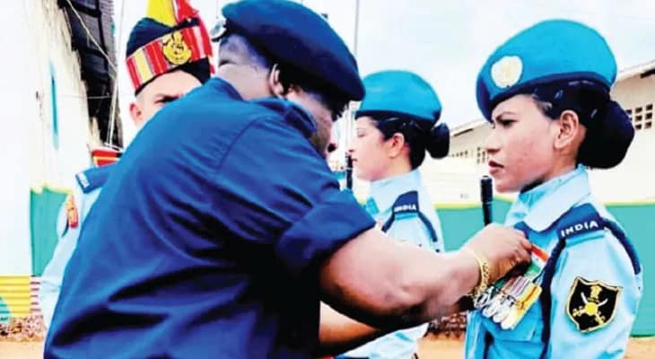 রাষ্ট্রসঙ্ঘের ‘পিস কিপিং মেডেল’ পেলেন সাগরের কাকলি মান্না