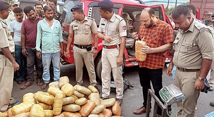 পৃথক অভিযানে দু’কুইন্টাল গাঁজা উদ্ধার, গ্রেপ্তার ১০