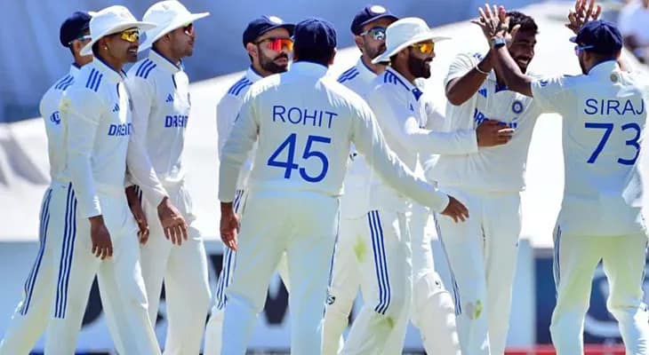 টেস্ট র‌্যাঙ্কিংয়ে একধাপ পিছল ভারত