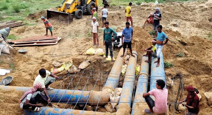 ফাটল পাইপলাইন, দু’দিন ধরে নির্জলা থাকবে বাঁকুড়া
