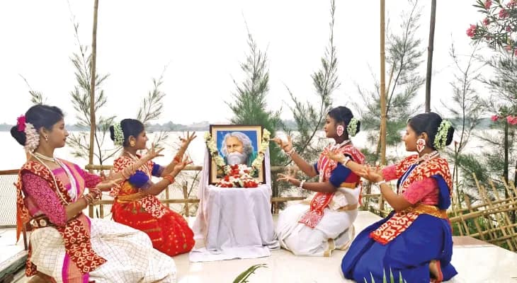 দুই মেদিনীপুর ও ঝাড়গ্রামে পালিত রবীন্দ্র জন্মজয়ন্তী