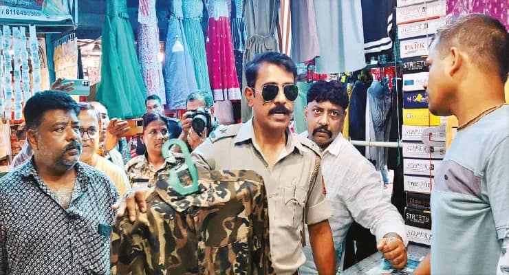 নাশকতা রুখতে কোচবিহার জেলাজুড়ে পুলিসের তল্লাশি