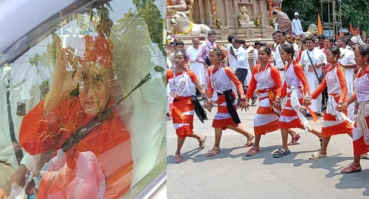 জলপাইগুড়িতে পৌঁছলেন রামকৃষ্ণ মঠ ও মিশনের বর্তমান সঙ্ঘাধ্যক্ষ স্বামী গৌতমানন্দ, সেই উপলক্ষ্যে শহরে বর্ণাঢ্য শোভাযাত্রার পাশাপাশি বিভিন্ন অনুষ্ঠানের আয়োজন করা হয়েছে