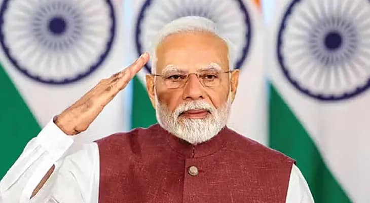 সর্বোচ্চ ঝুলন্ত সেতু আনজির উদ্বোধন করলেন প্রধানমন্ত্রী নরেন্দ্র মোদি