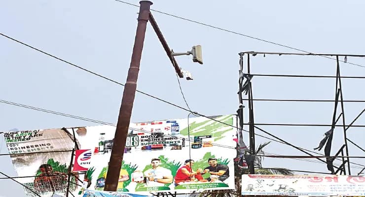 দীর্ঘদিন ধরে যশোর রোডে বেহাল সিসি ক্যামেরা, নজরদারির অভাব